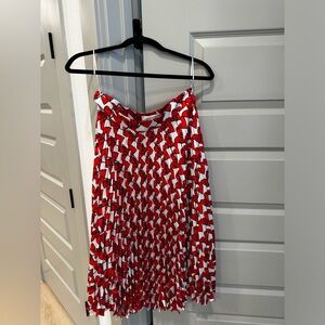 NWT Milly midi pleated skirt